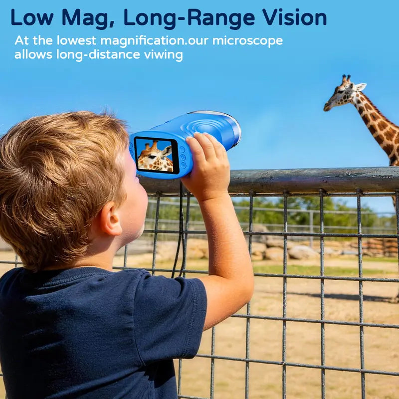 【2027 Upgrade】1000X Handheld Microscope for Kids