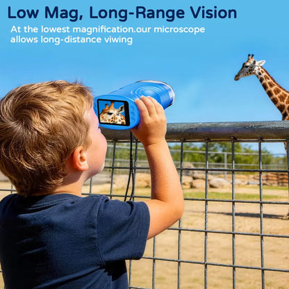 【2027 Upgrade】1000X Handheld Microscope for Kids