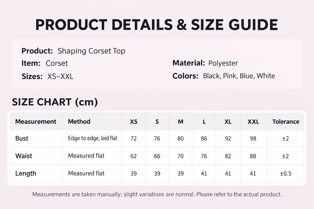 ✨✨Women’s Lace-Up Corset Bodysuit – Soft Stretch Fabric, Lace Details & Adjustable Fit
