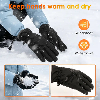 🧤❄️ Unisex Thermal Winter Gloves – Windproof, Water-Resistant & Touchscreen Compatible ⛷️