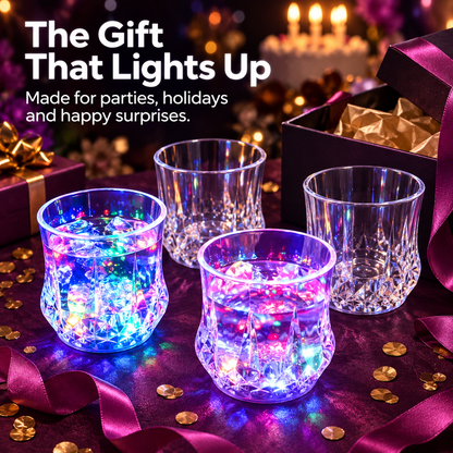 ✨✨Liquid Activated LED Light Up cups Crystal Drink Set✨✨