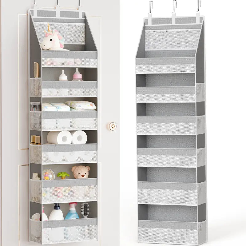 ✨✨Heavy-Duty Over-the-Door Organizer Storage Bag – 16-Pocket Space-Saving Storage for Bathroom, Nursery, Bedroom & Home