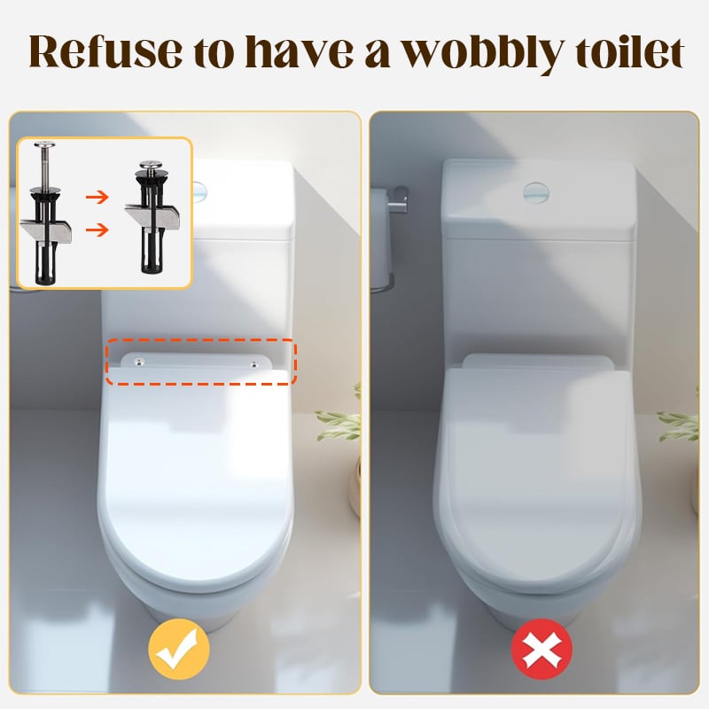 🔩Heavy-Duty Toilet Seat Fixing Kit – A Simple Fix for a Wobbly Seat