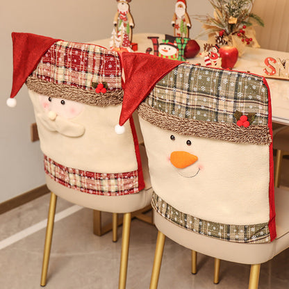 🎄 Festive Christmas Chair Cover Set – Cosy Holiday Dining Chair Decorations for a Magical Christmas ✨