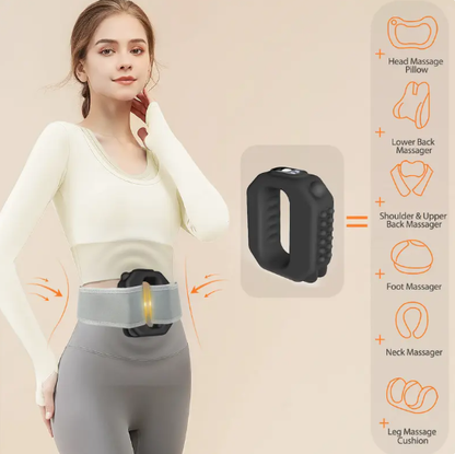 🔥 Fascia Ring R10™ Cordless Waist & Back Massager – Adjustable Fit up to 55″ ⚡