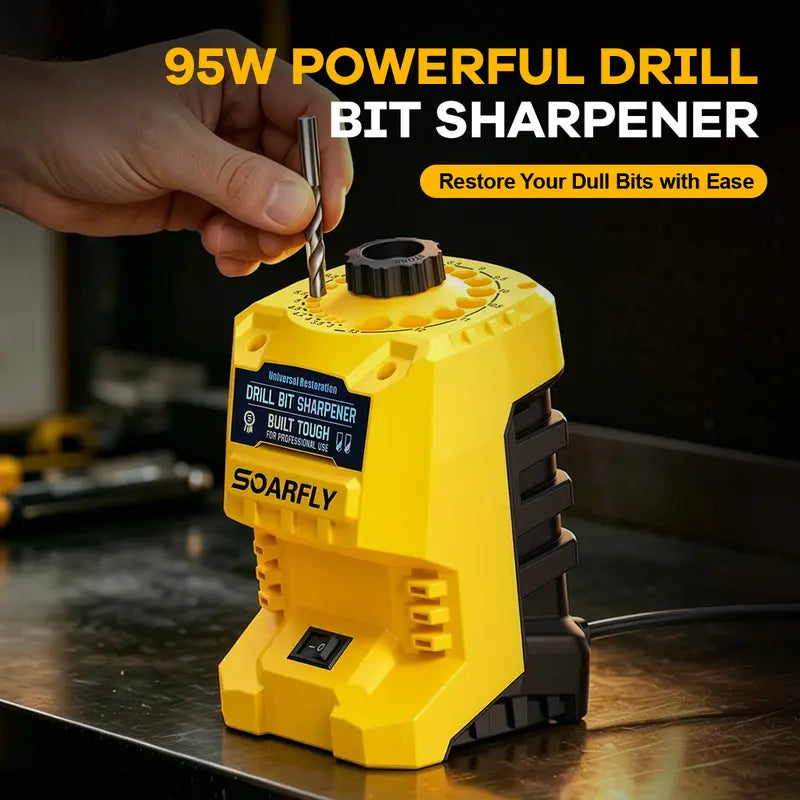 95W Electric Drill Bit Sharpener – Precision Grinder for 3mm-13mm Bits