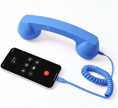 ☎️Retro Phone Handset with Type-C | Vintage Wired Receiver 📞