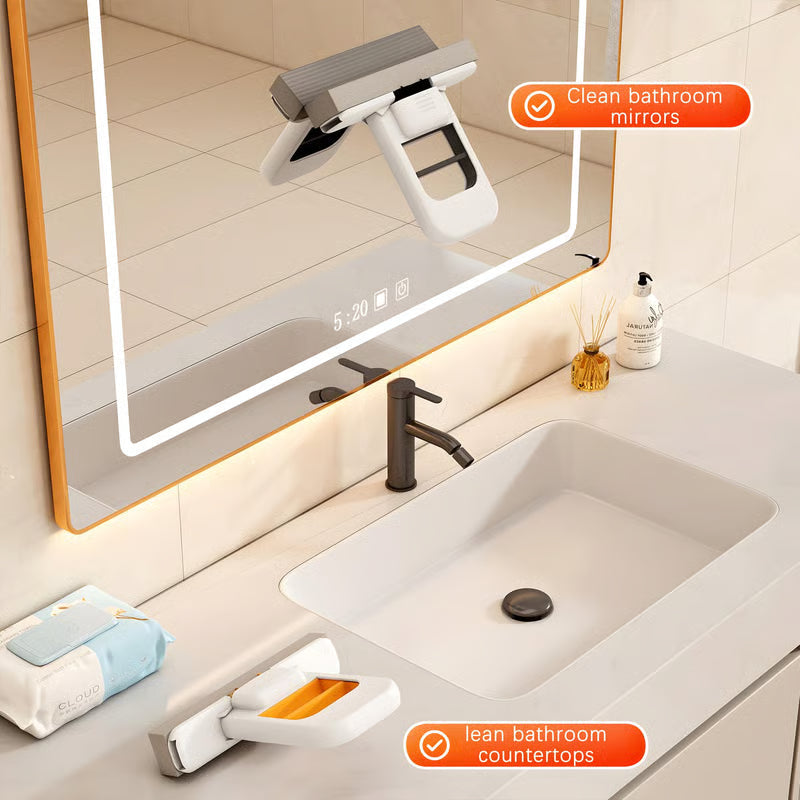 Mini Foldable Desktop Mop – Mop for Wet & Dry