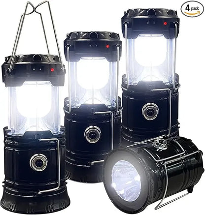 🏕️🔦 Foldable LED Camping Lantern – Solar & USB-C Charging with Flashlight Mode ☀️