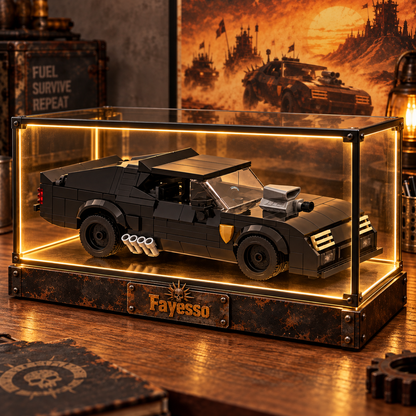 Ultimate V8 Interceptor Building Set – Build, Display & Collect the Black Muscle Machine