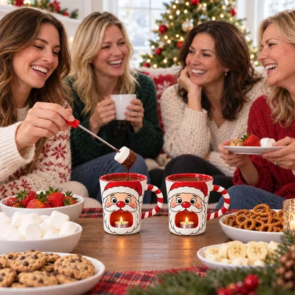 ✨Last Day 49% OFF🎄🍫 Christmas Chocolate Fondue Mug ✨