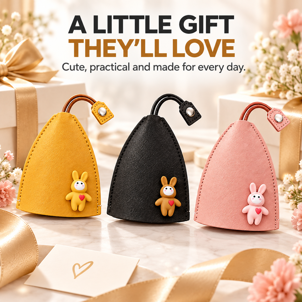 Buy 1 Get 1 Free-2Pcs🔥Cute Cartoon Pull-Out Key Case🔥