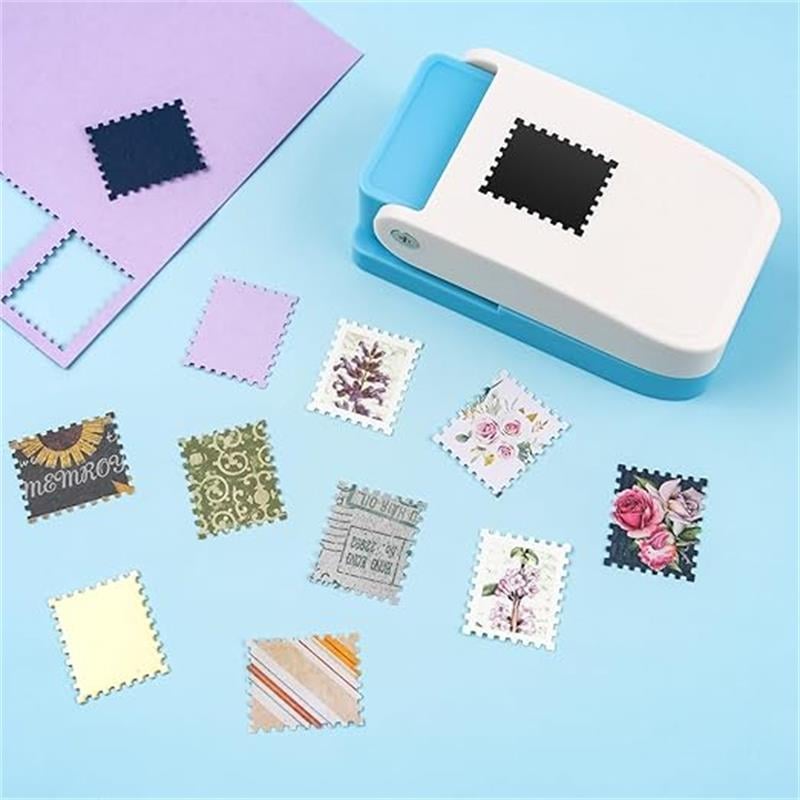 🔥3D Stamp Shape Punch– Ideal for Scrapbooking, Journals, Paper Crafts, DIY Projects & Cardstock