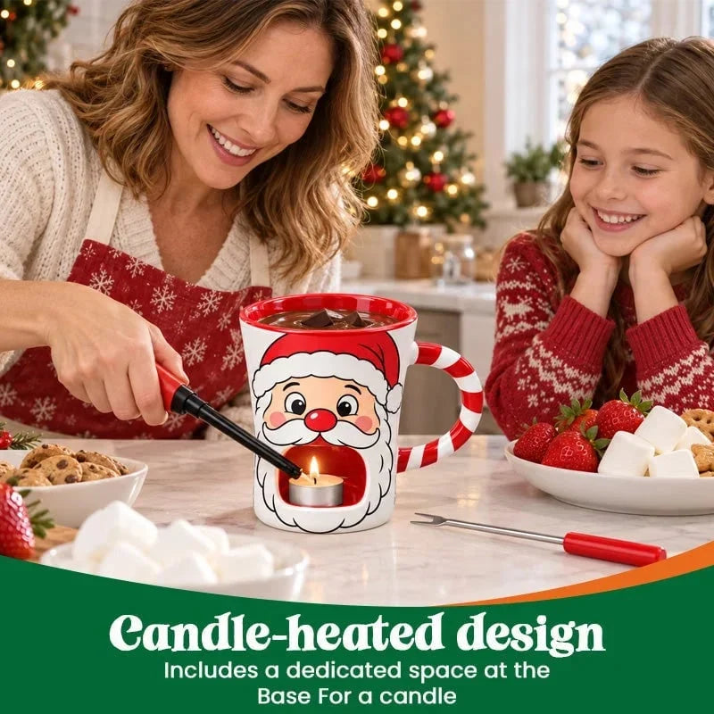 ✨Last Day 49% OFF🎄🍫 Christmas Chocolate Fondue Mug ✨