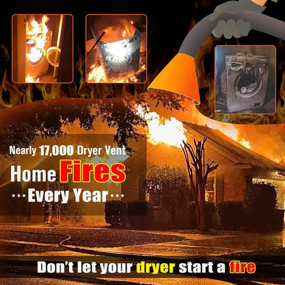Dryer vent cleaner kit accessories