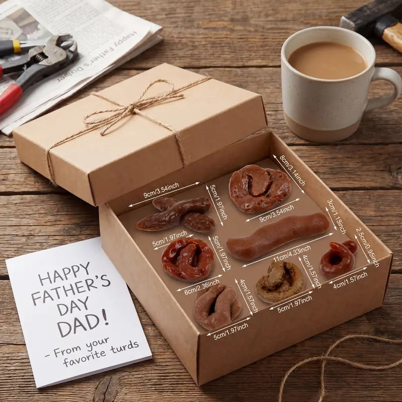 💩7 Pcs Fake Poop Realistic Prank Poop Props