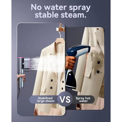 Handheld Garment Steamer for Clothing, Portable Iron Steamer Combo Travel Steam Generators, 7 Modes with LED Display, Fast Heating, 90° Swivel Handle, 1-Button Start, Travel Stuff, New Year Gift