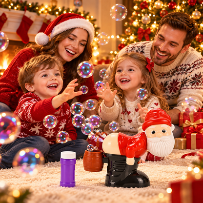 🎅 Santa Bubble Blowing Machine – Funny Sound Effects & Christmas Music