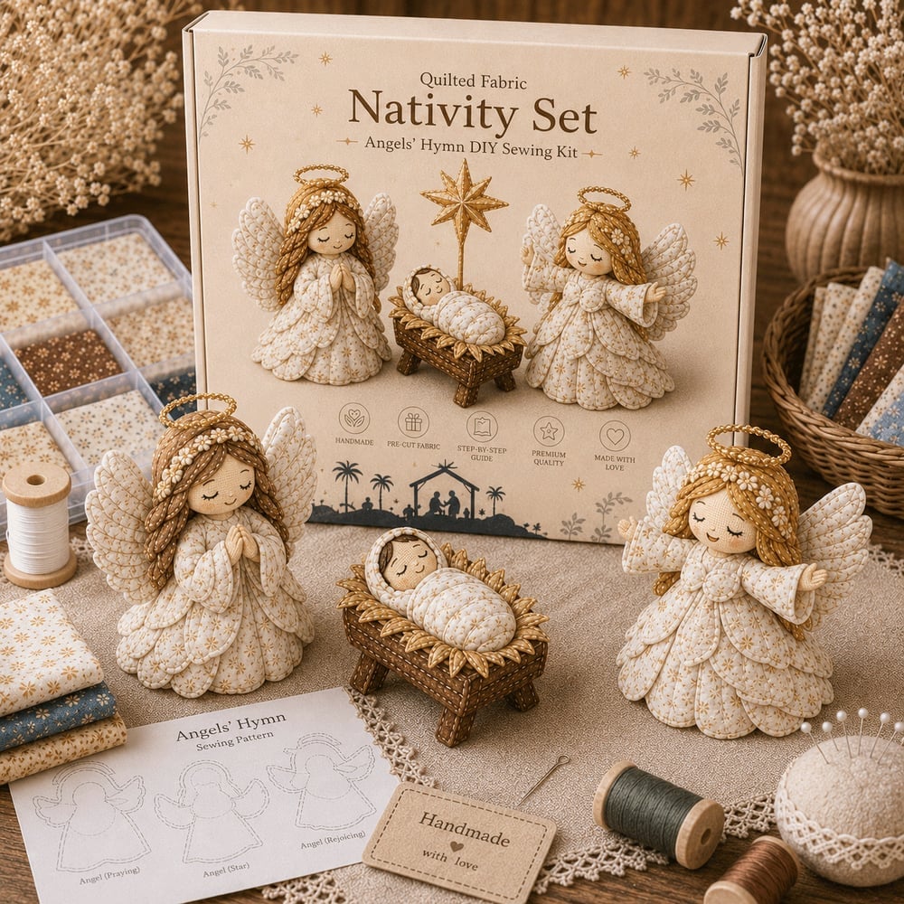 🔥 HOT SALE 🔥 DIY Patchwork Nativity Scene Sewing Kit