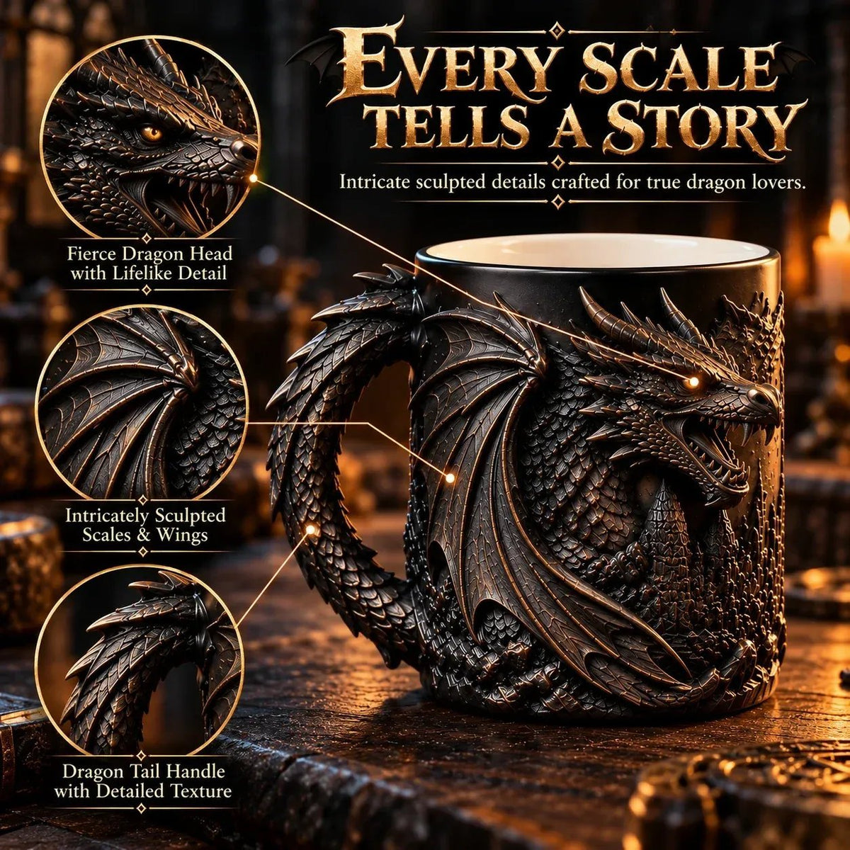 Dragonfire 3D Heat-Reveal Magic Mug - 4