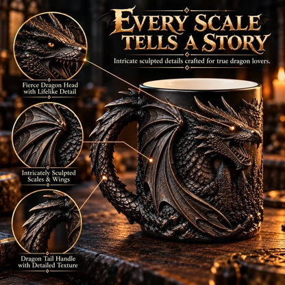 Dragonfire 3D Heat-Reveal Magic Mug - 4
