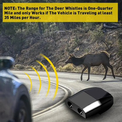 🦌2PCS Deer Warning Whistles – Easy-Install Wildlife Alert for Cars, Trucks, RVs & Motorcycles