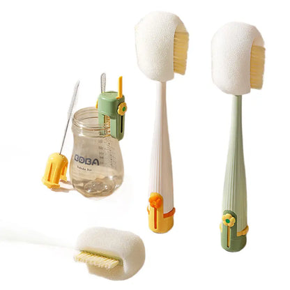 🧽 Bottle Cleaning Brush – Chemical-Free Cleaning for Cups, Tumblers & Glassware ✨