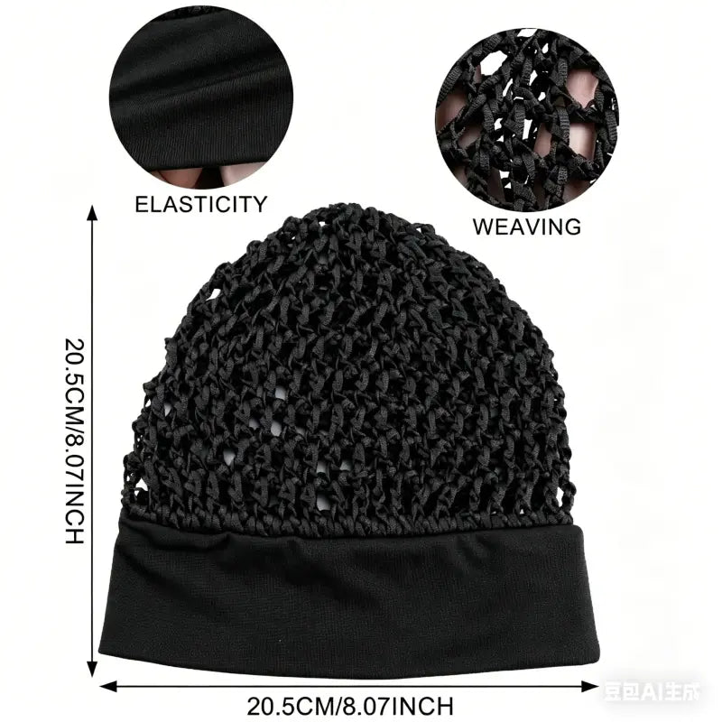 🌙 3-Pack Soft Sleep Bonnets – Stretchy Wide Band for Nighttime Hair Protection ✨