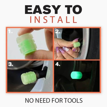 Glow-in-the-Dark Tire Valve Stem Caps – product image 8