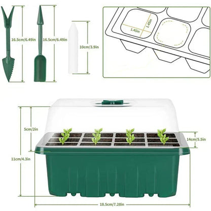 🎉Seed starter trays with grow light