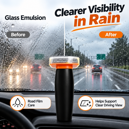 🚗✨ Windshield Oil Film Eraser Wand Pro Kit – All-in-1 Deep Cleaner for Haze, Bugs & Stains 🧽