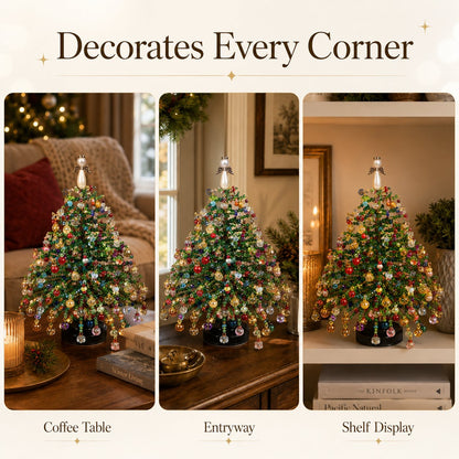 🎄DIY Beaded Christmas Tree Kit – 🎅Create Your Own Sparkling Holiday Decoration