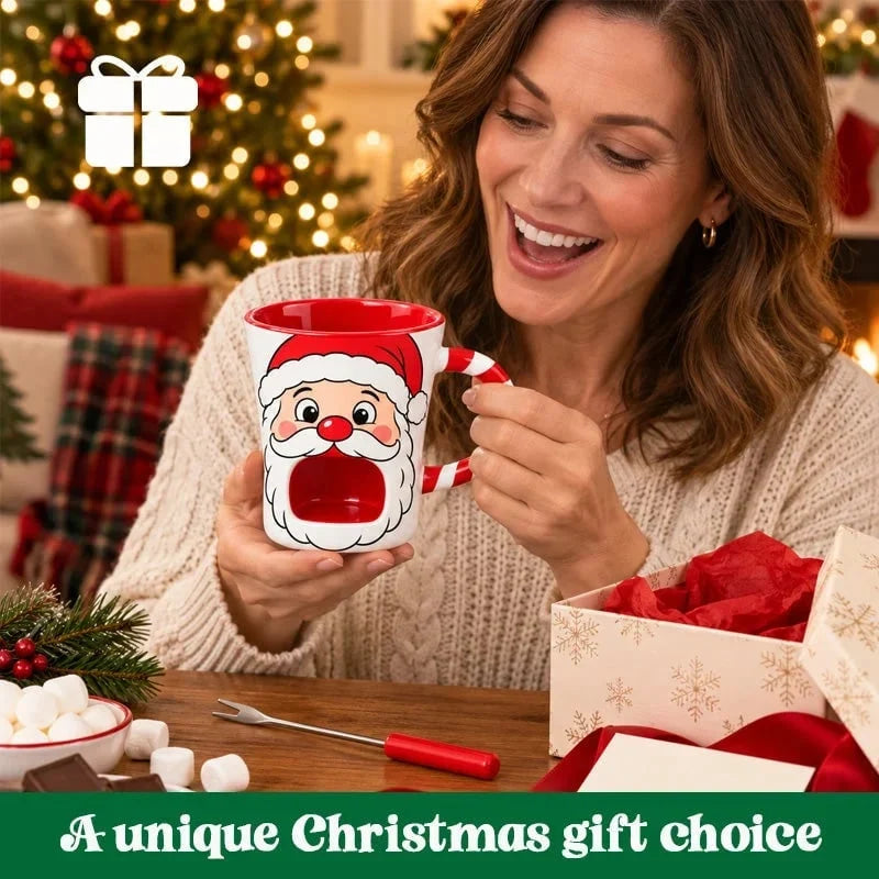 ✨Last Day 49% OFF🎄🍫 Christmas Chocolate Fondue Mug ✨
