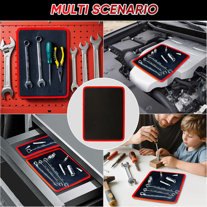 🧲 Magnetic Tool Tray & Mat – IP-Safe, Flexible & Non-Slip Workshop Organizer 🔧