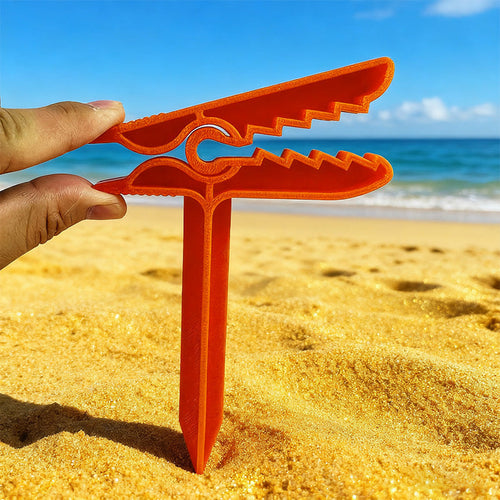 🎖️Pack of 4 .Outdoor Anchor Stakes, Beach Towel/Picnic Mat Anchor Clips Stakes