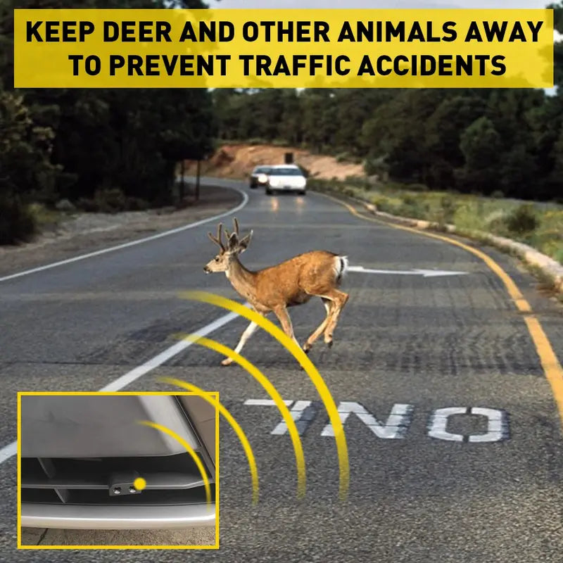 🦌2PCS Deer Warning Whistles – Easy-Install Wildlife Alert for Cars, Trucks, RVs & Motorcycles