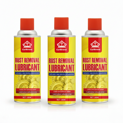 One Spray for All! Rust Remover Lubricant for Cars, Hinges & Metal Hardware