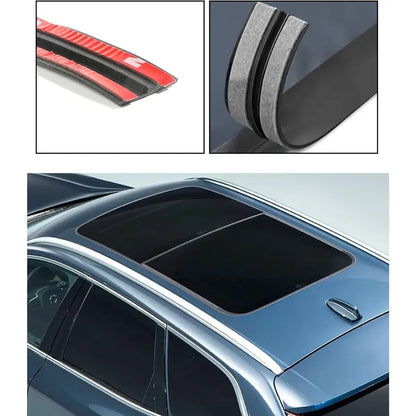 🚗🚗20Ft Automotive Windshield Rubber Seal Strip – T-Shaped Weatherstripping for Compatible Front & Rear Windshields, Sunroofs & Vehicle Trim