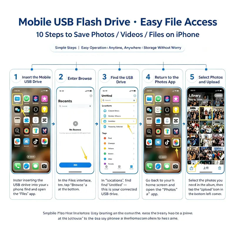 💾⚡ 3-in-1 OTG Type-C USB Flash Drive – Fast USB 3.0 Transfer for Phones & Computers 📱