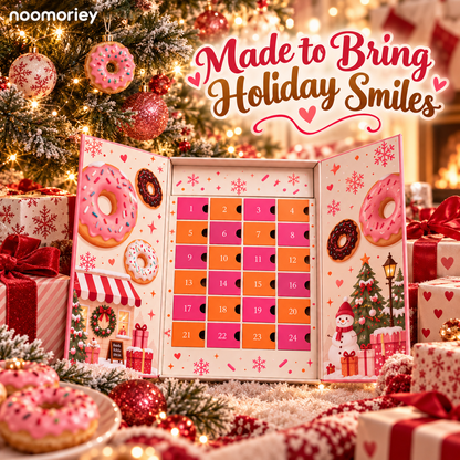 🍩🎄 Donut-Themed Christmas Advent Calendar – 24-Day Holiday Surprise Countdown 🎁