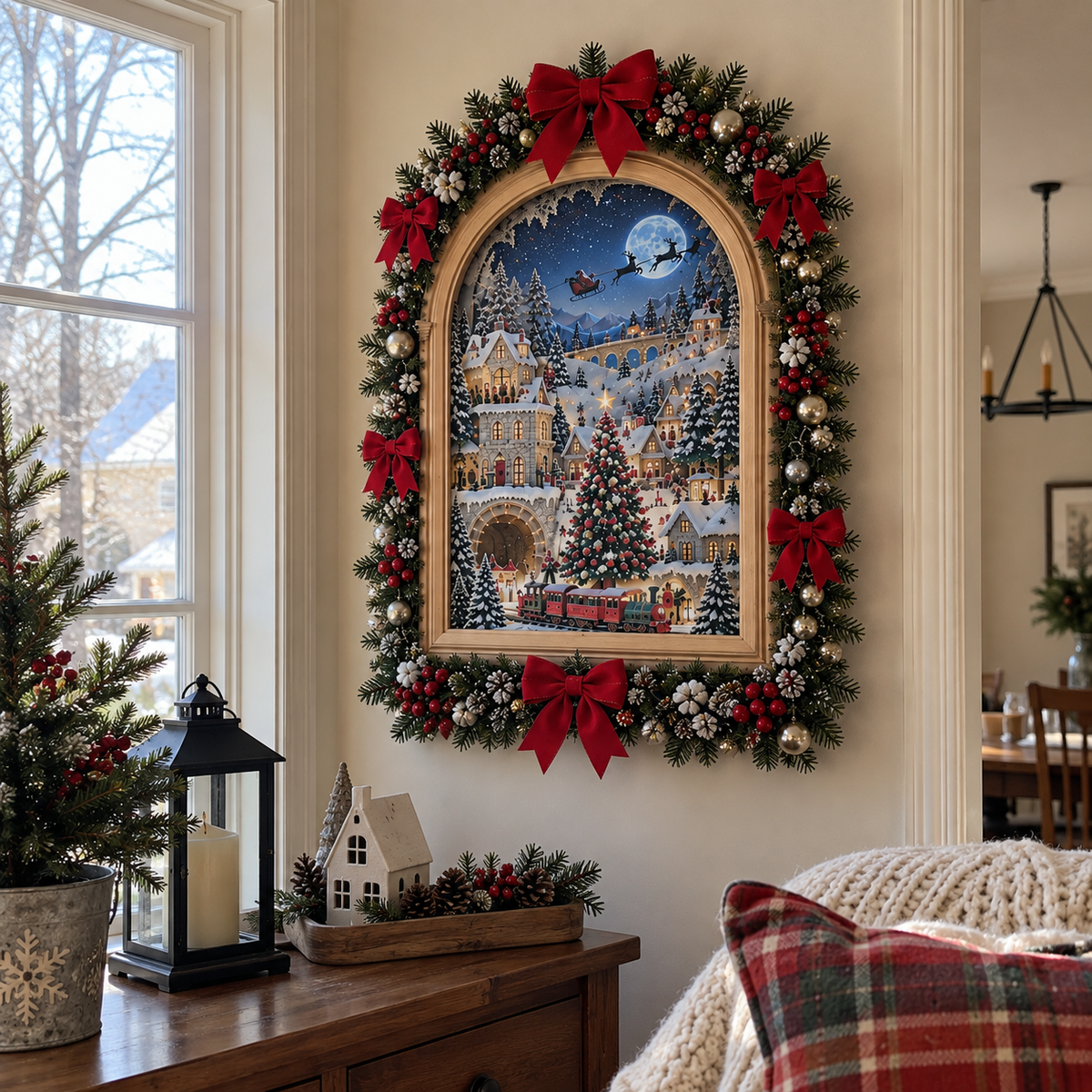 🎄 The Christmas Portal™ – Animated Christmas Village ✨