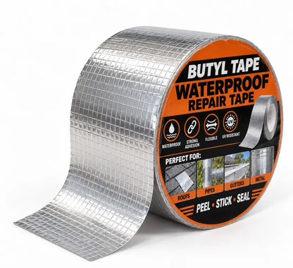Butyl Tape Aluminum Waterproof Sealing Tape – 2" x 39.4" Leak Repair