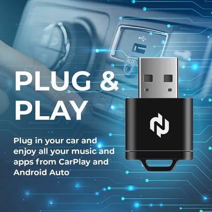 Wireless CarPlay and Android Auto adapter
