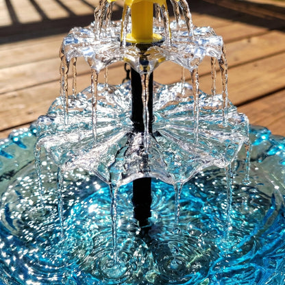 🔥🔥New Year 70% Off--Solar Cascade Hanging Bird Bath Fountain