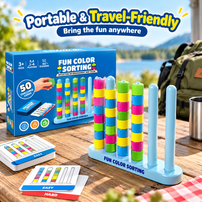 🎉 Color Stack Challenge Game – Fast-Paced Color Matching Puzzle for Family Game Night
