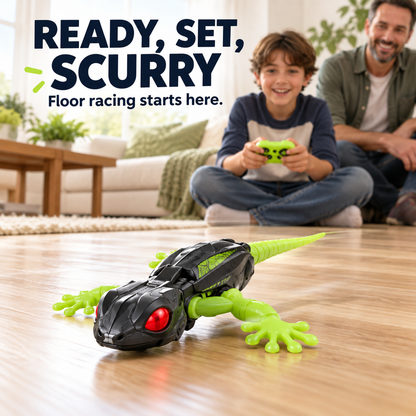 🦎🦎Remote Control Wall-Climbing Gecko – Infrared RC Lizard Toy for Smooth Walls, Glass & Floor Racing