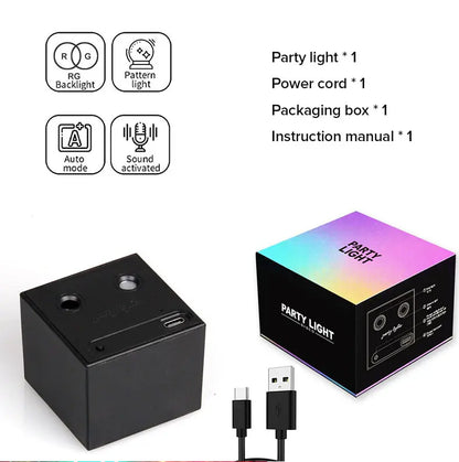 Rechargeable Portable Disco Party LED Fixture