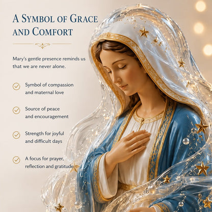 "🔥HOT SALE🔥🙏Our Lady of Starlight Illuminated Prayer Statue | Religious Decor & Faith Gift✨"