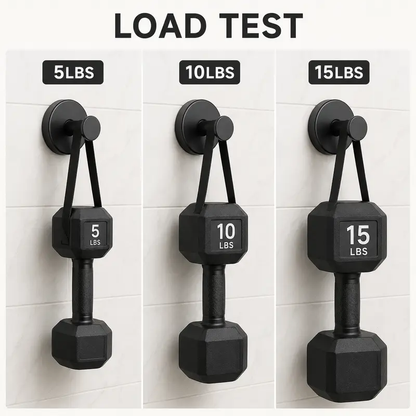🪝✨ Stainless Steel Finish GripLock Heavy-Duty Adhesive Wall Hooks 🏠