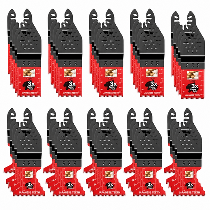 🪚 49% OFF Today Only – Japanese-Tooth Oscillating Saw Blades, Universal Fit, 10–50 Pcs